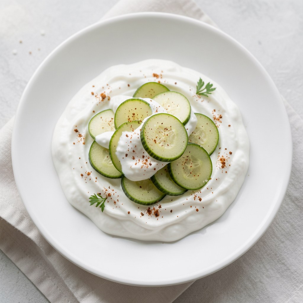 Cukinia w sosie jogurtowym