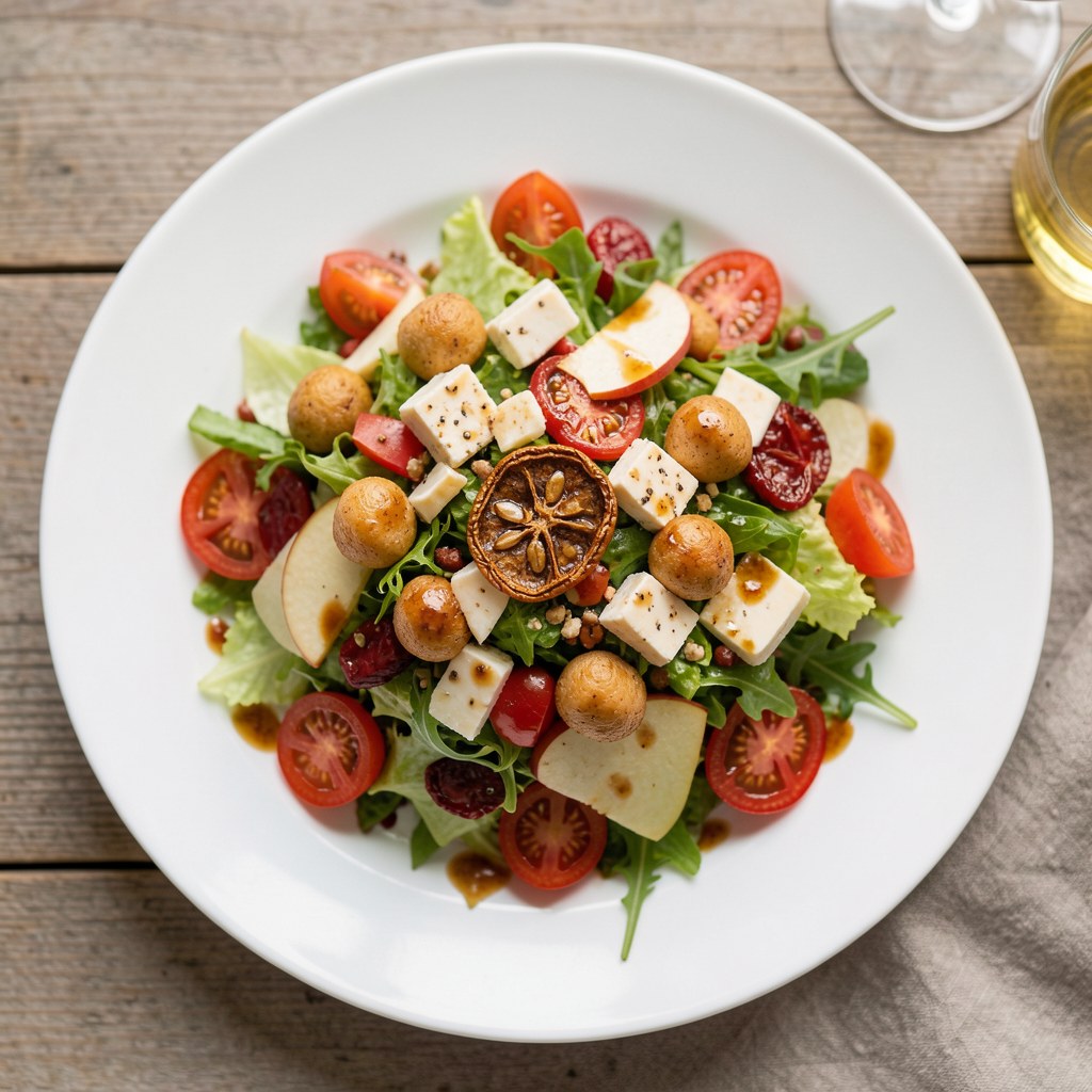 Sałatka z jabłuszkami kaparowymi