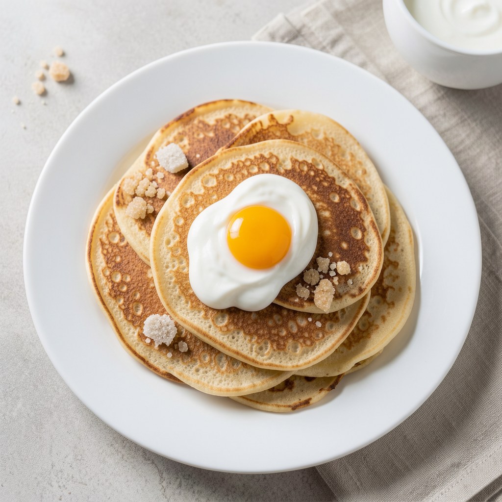 Bliny po rosyjsku z kawiorem