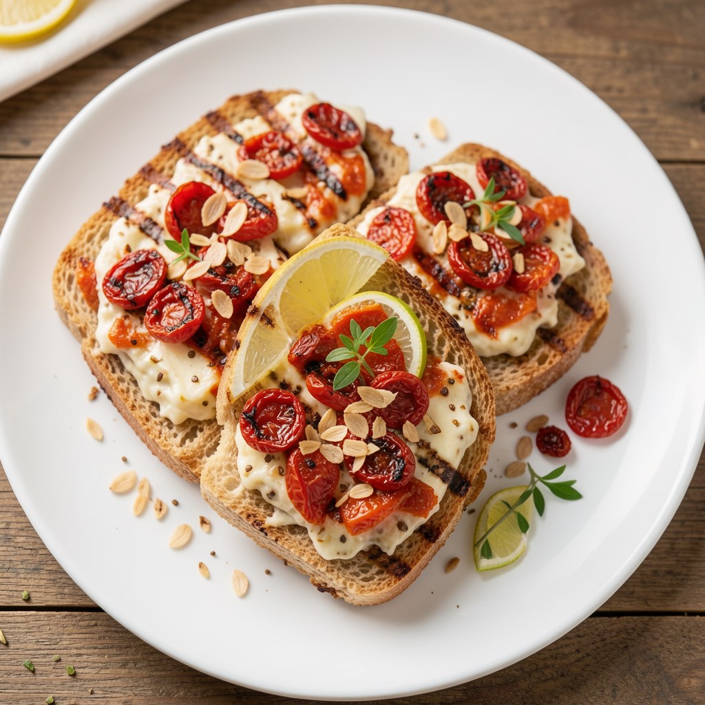 pikantne grzanki z grilla