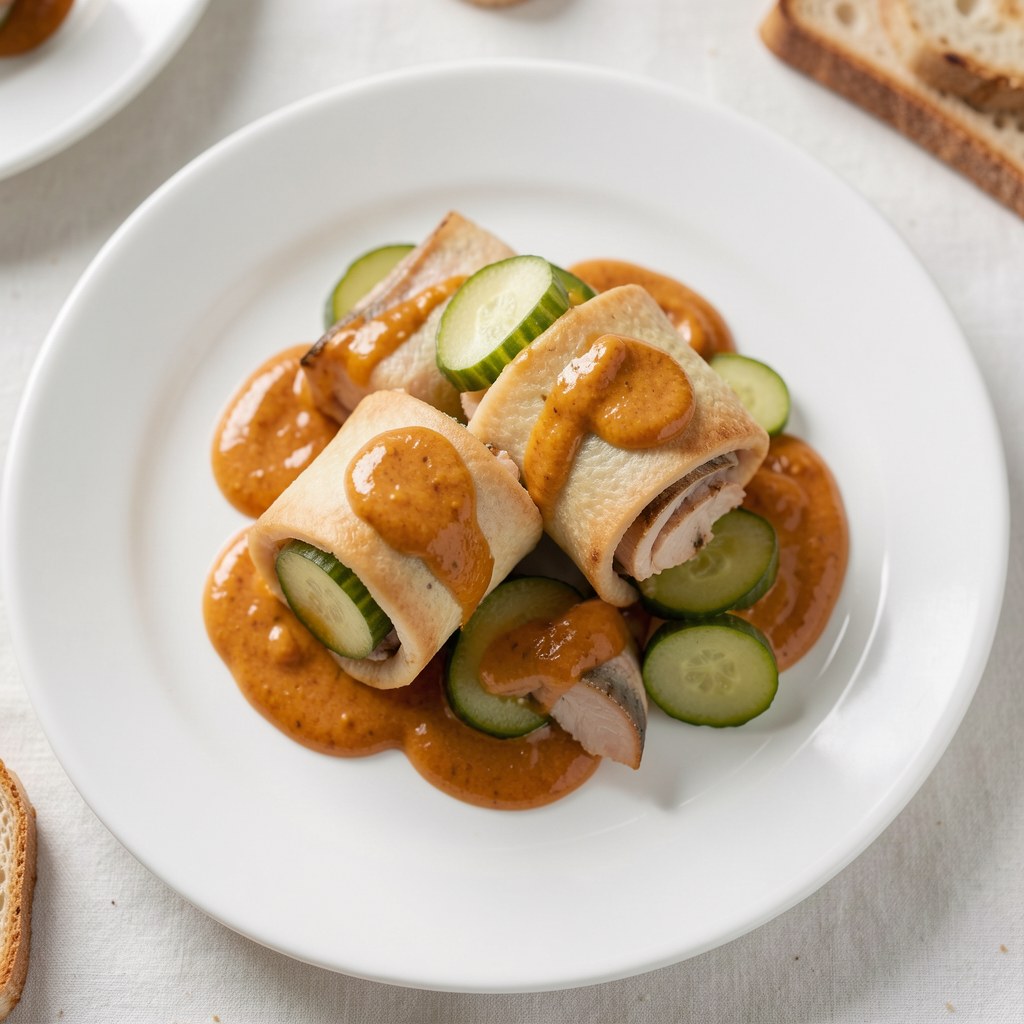 Rolmopsy z ogórkiem