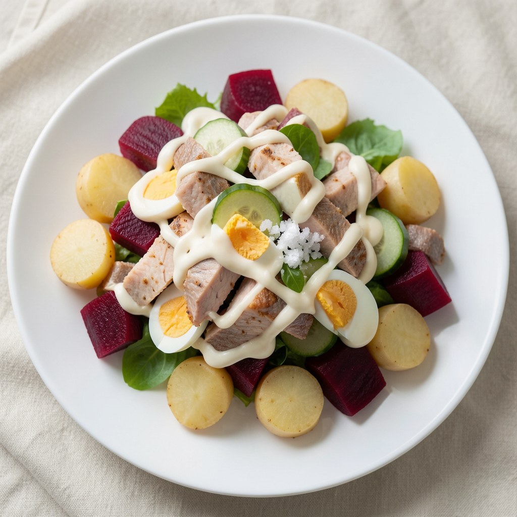 Sałatka ze śledzia