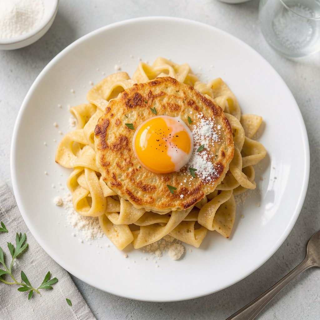 Kluski lane smażone