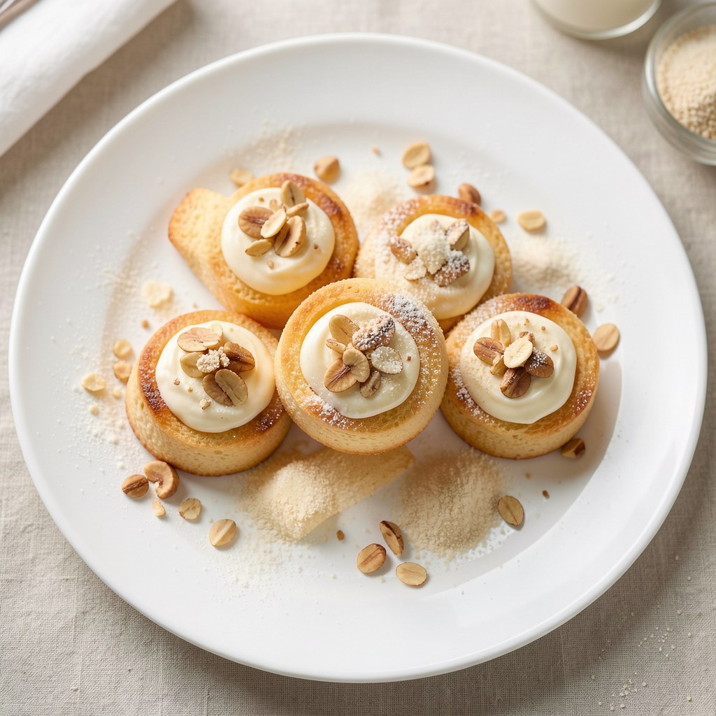 Kruche rożki z orzechami