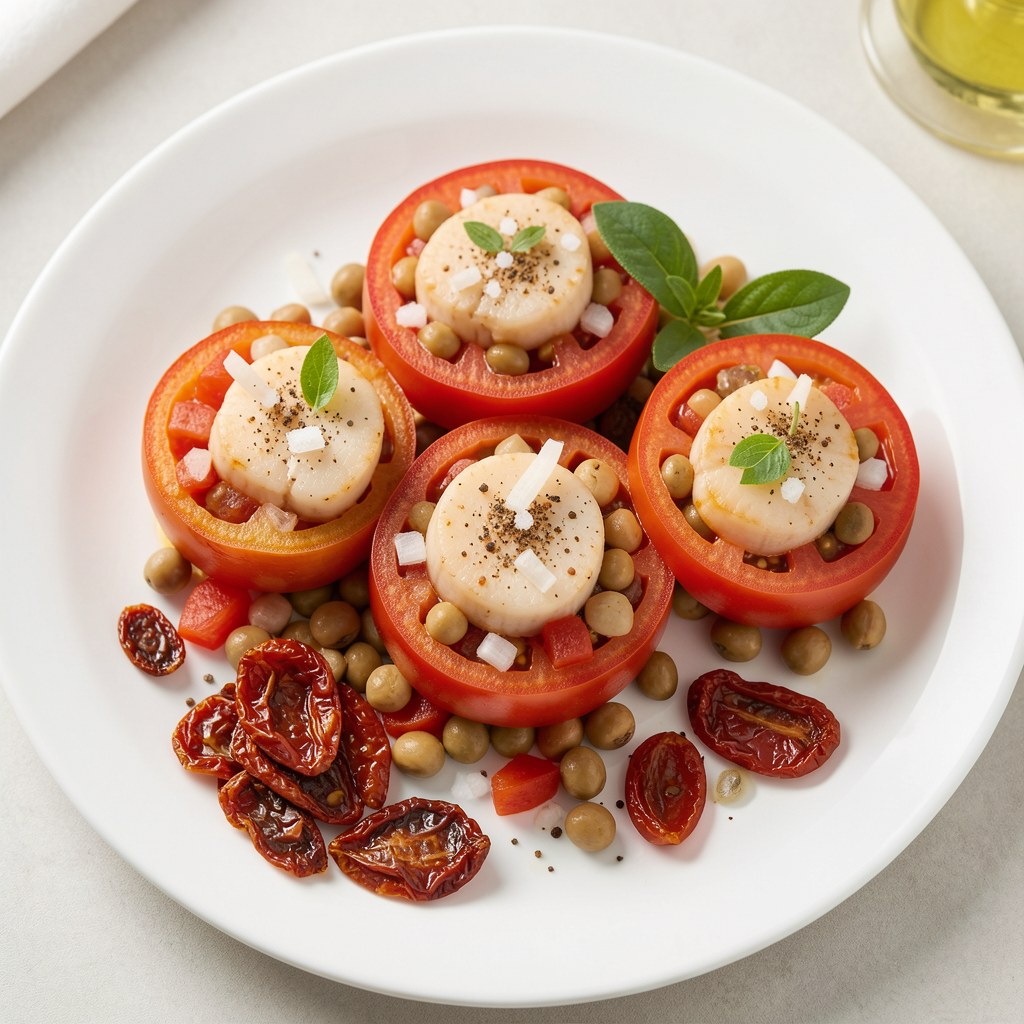 Ośmiorniczki w pomidorach