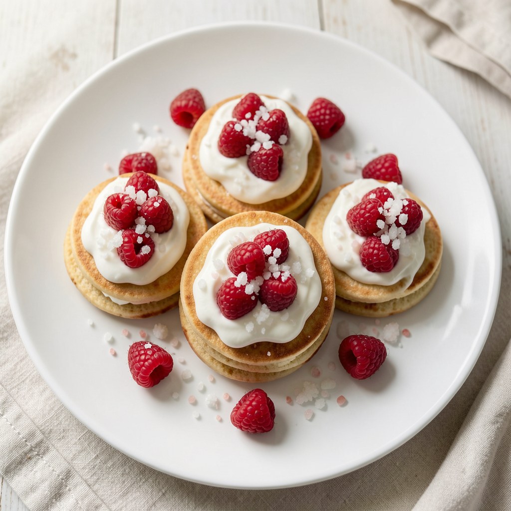 Biszkopciki z malinami