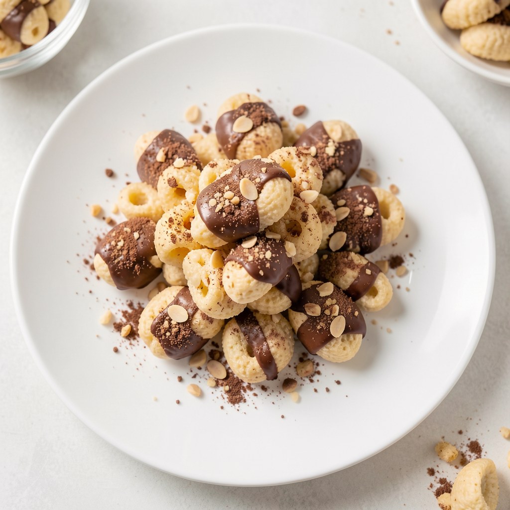 Migdałowe makaroniki z czekoladą