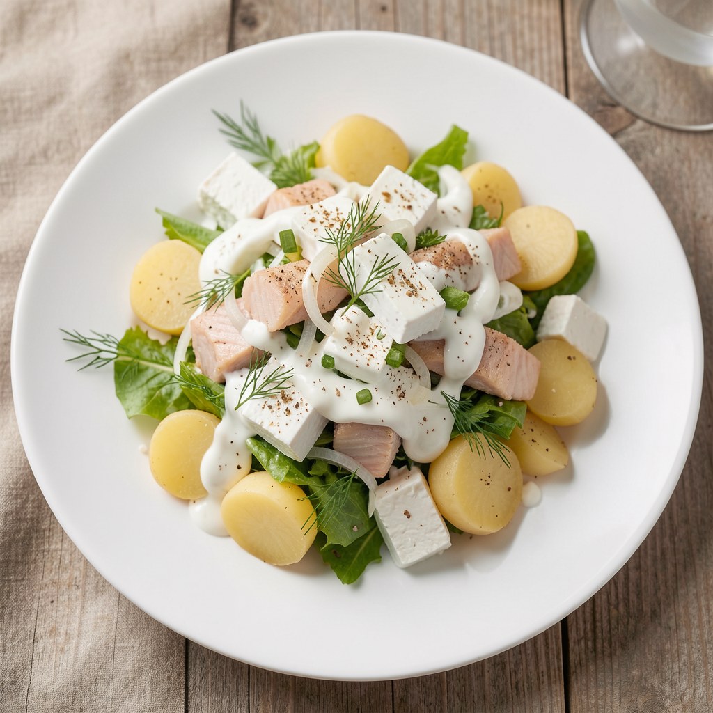 Sałatka śledziowa z bryndzą