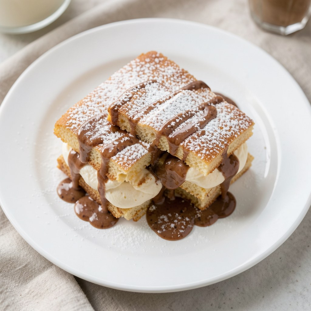 Ptysie z nadzieniem toffi