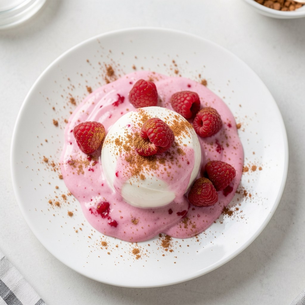 sos jogurtowo-malinowy