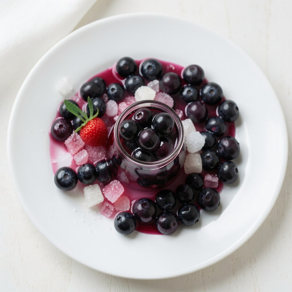 napój z jagód czarnych na serwatce