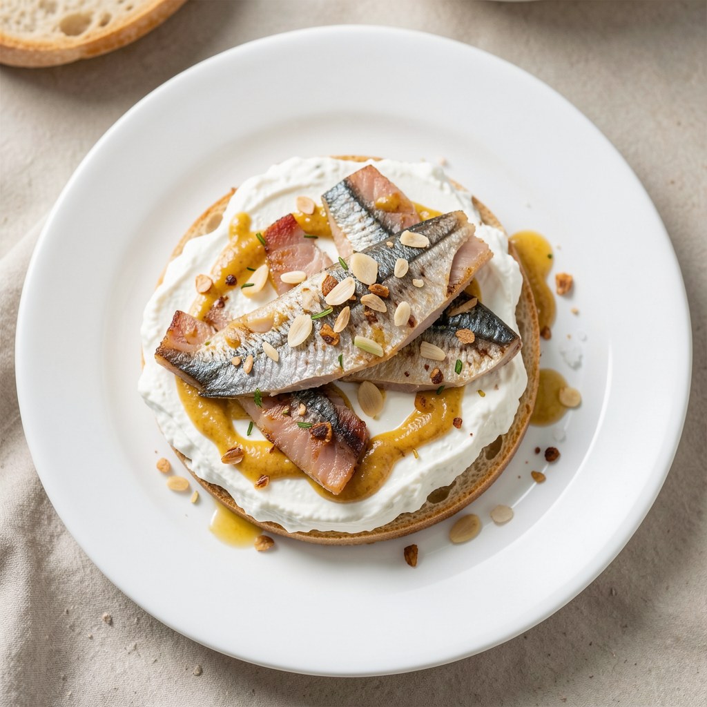 Bryndza z wędzoną rybą