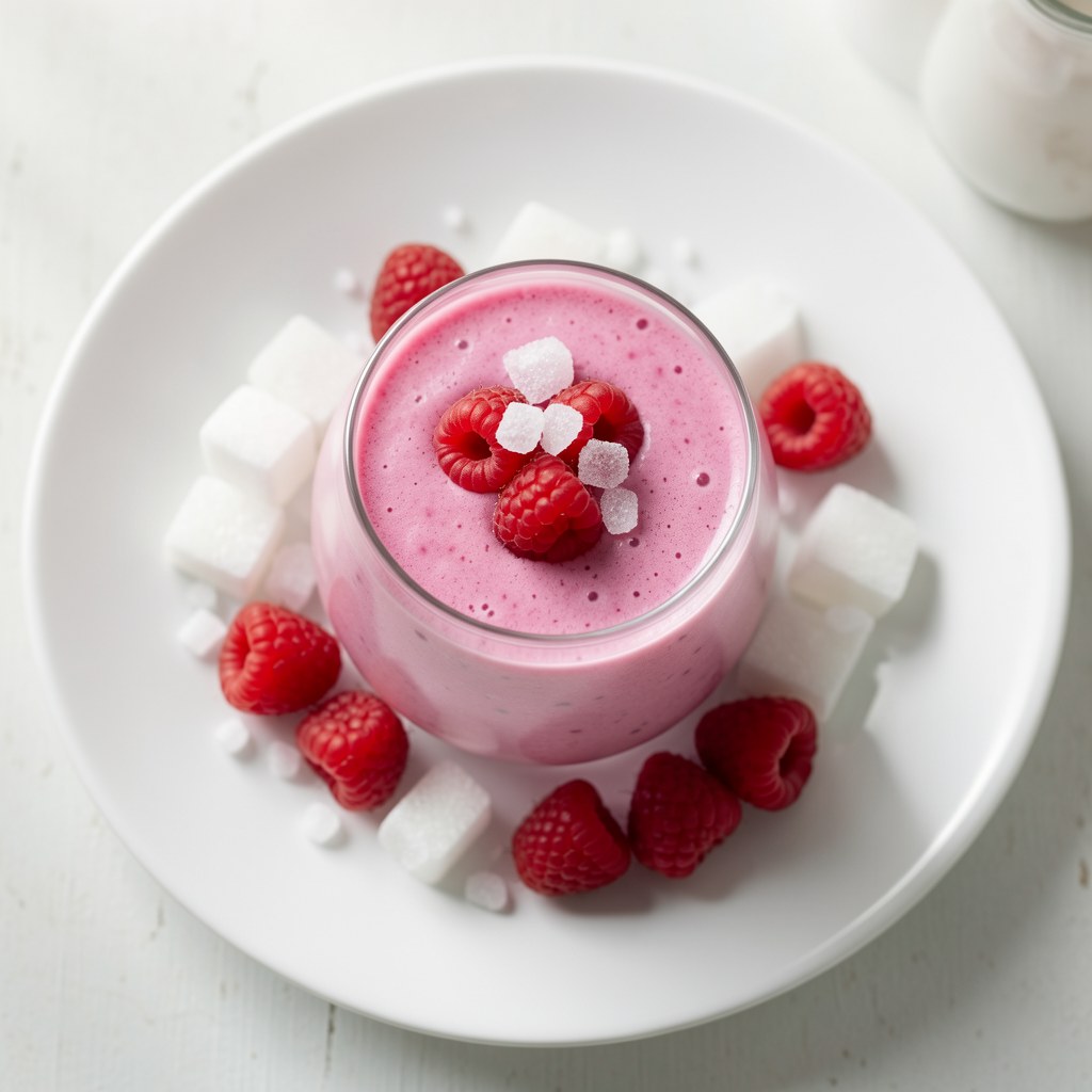 napój mleczno-malinowy