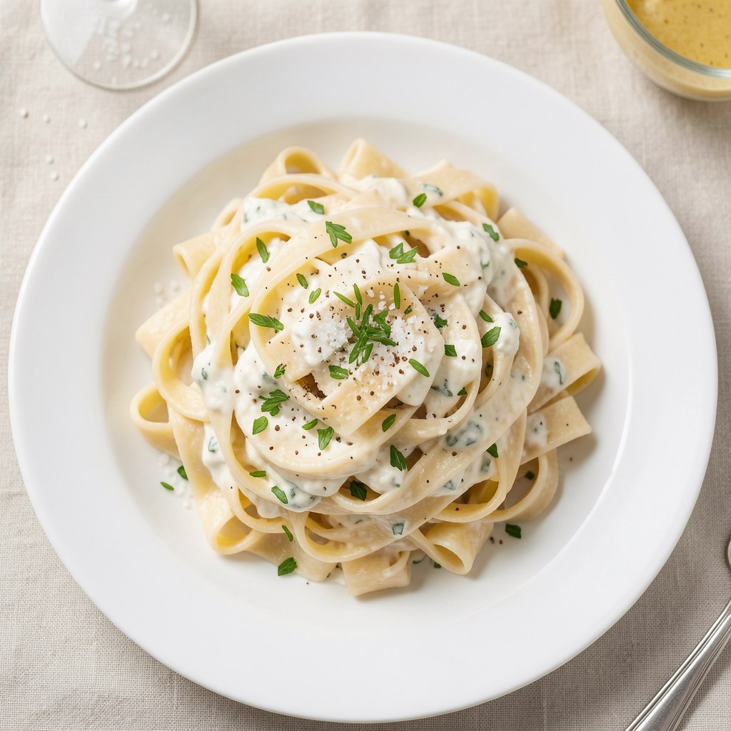 Pasta z twarożku i szczypiorku