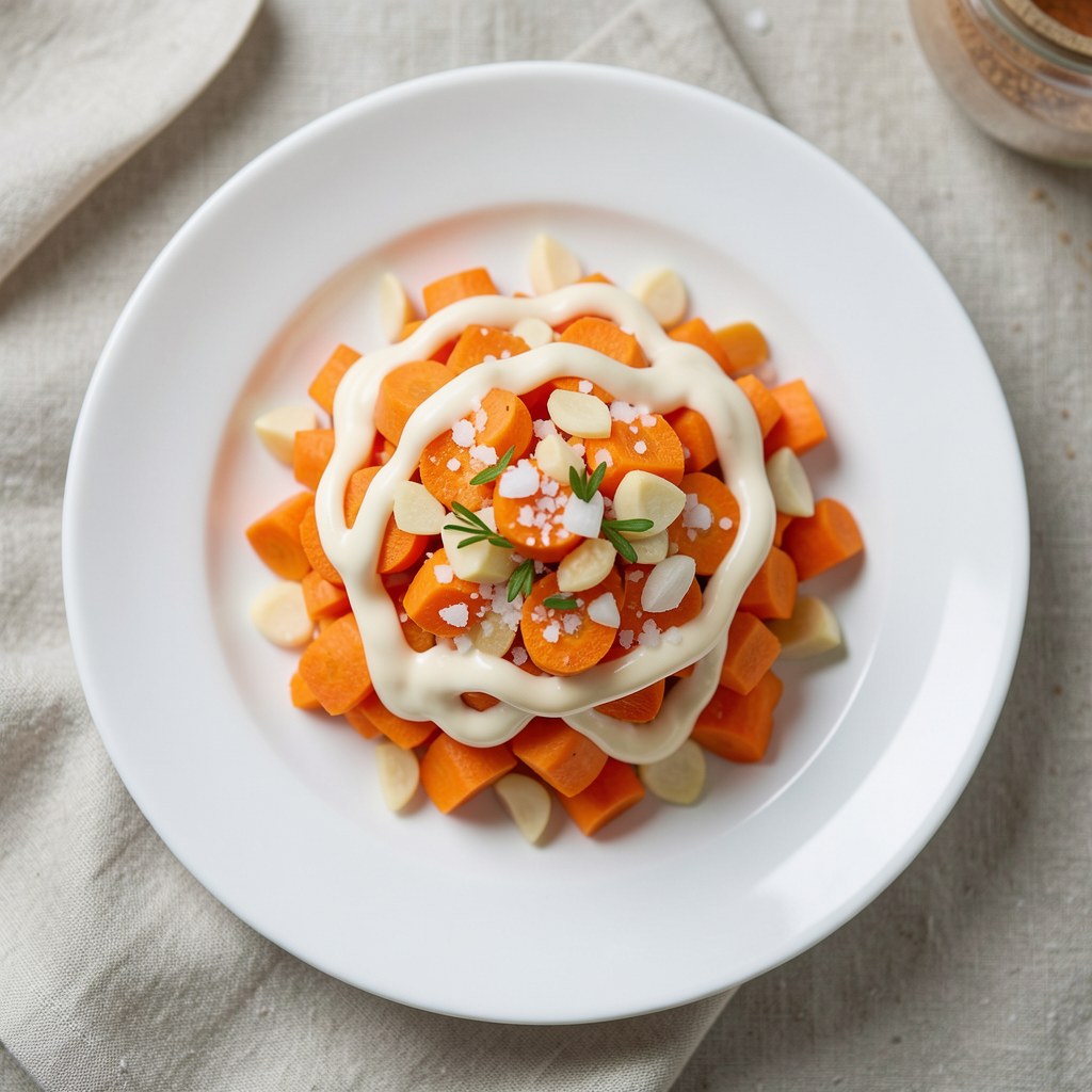 Surówka z marchewki i czosnku