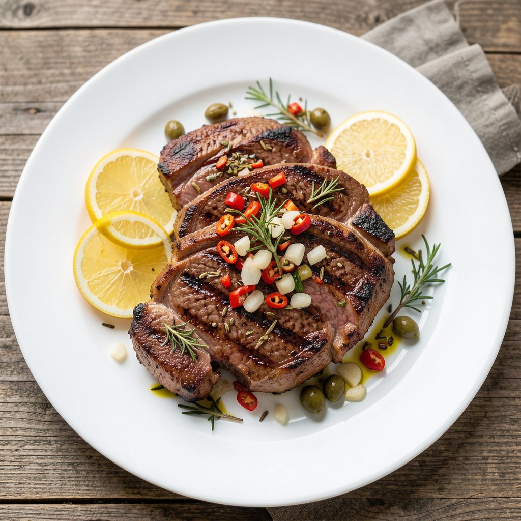 grillowana wieprzowina na ostro