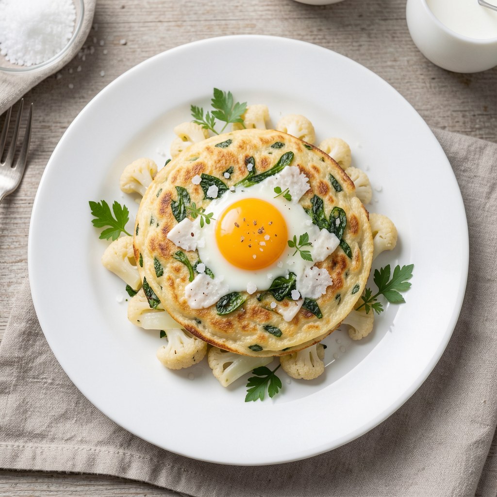 Jajecznica z kalafiorem