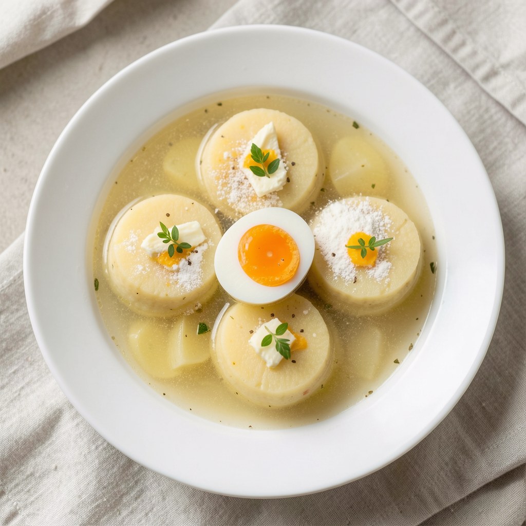 Ziemniaczane kluseczki do rosołu