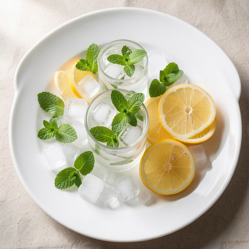 woda orzeźwiająca z miętą