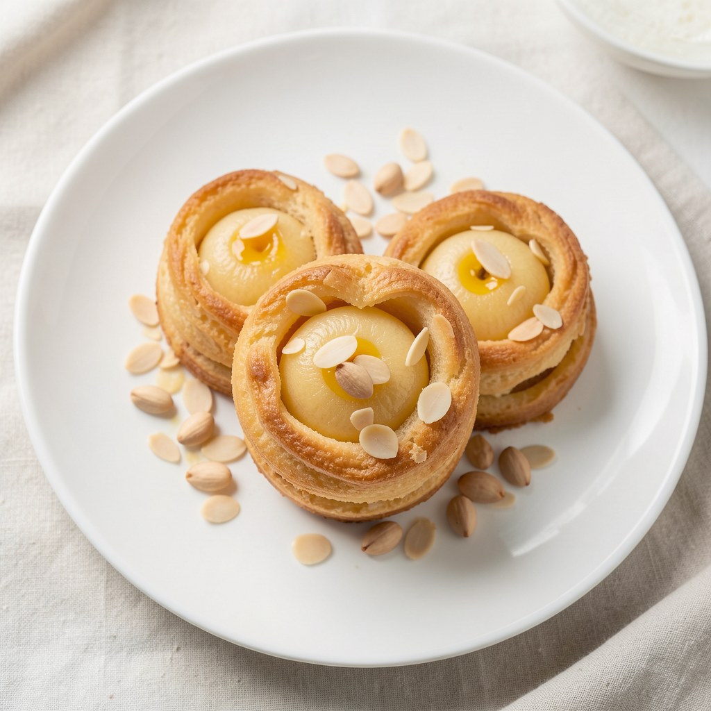 Jabłka w szlafroczkach z ciasta francuskiego