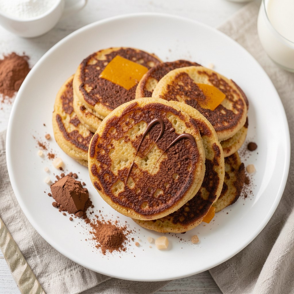 Placuszki czekoladowe z dynią