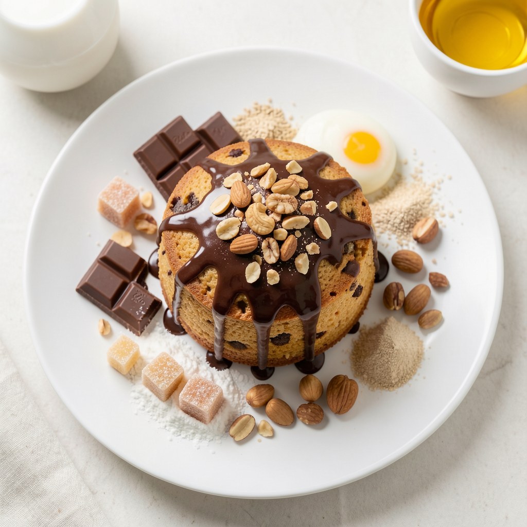 miodownik z orzechami