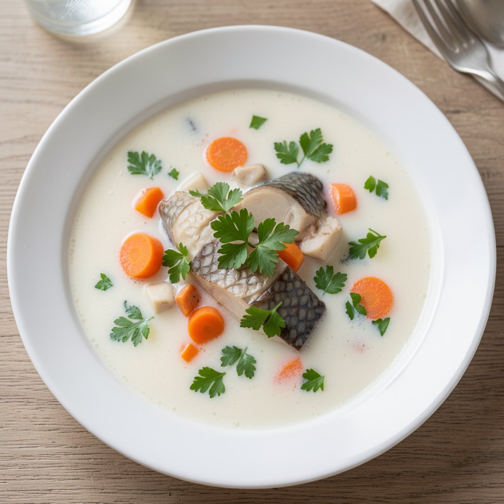 Wigilijna zupa z karpia rodem z kresów