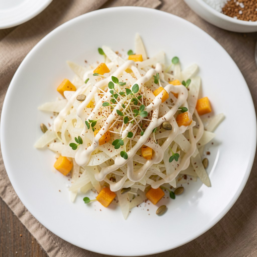 Surówka z kapusty z koprem włoskim