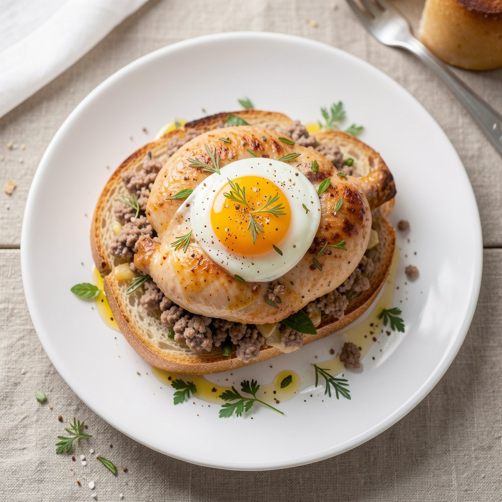 Kurczak pieczony faszerowany - bez kosci