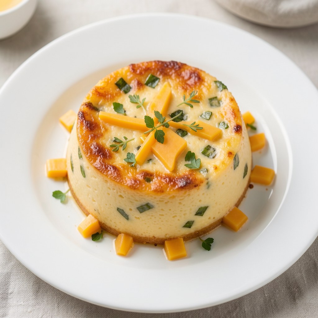 Flan z masą jajeczno-szczypiorkową