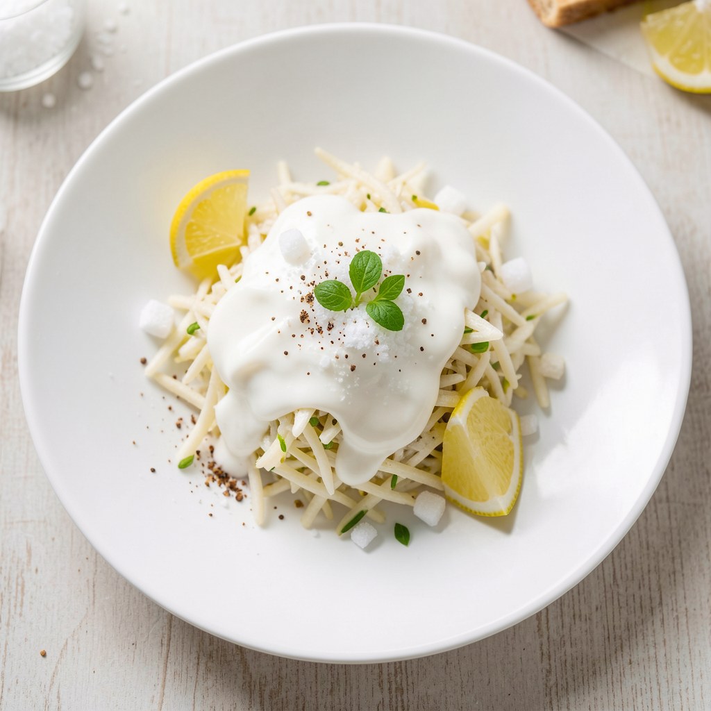 Surówka z białej rzodkwi