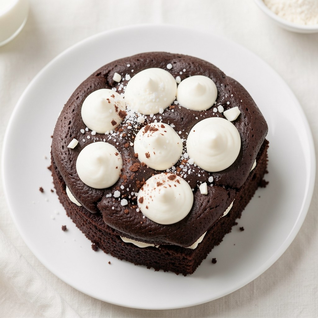 Ciasto czarne z serem