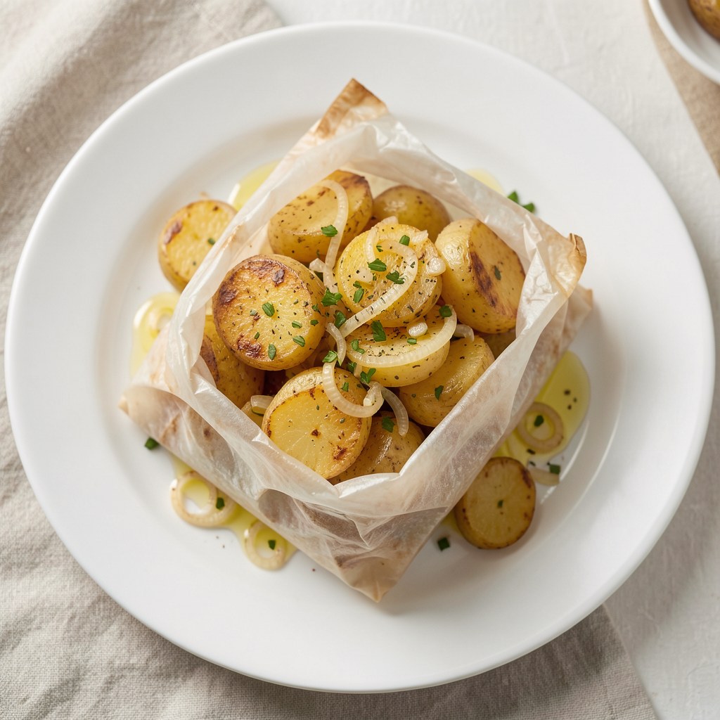 Ziemniaki pieczone w rękawie foliowym
