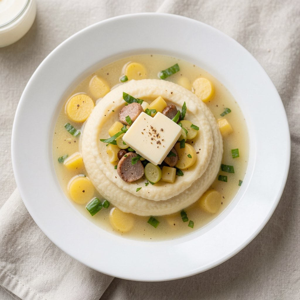 Puree ziemniaczane z porem