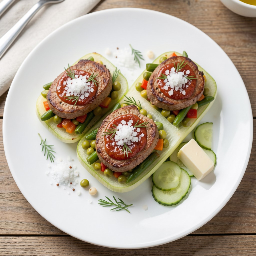 Polędwiczki na cukinii.