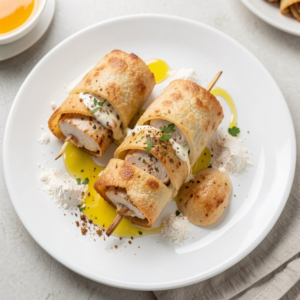 Kurczak w cieście gyros