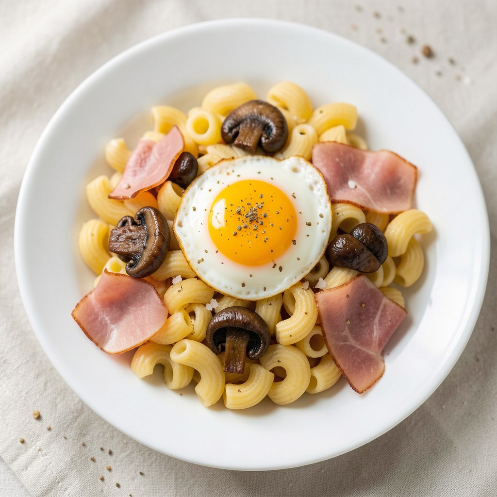 Makaron z jajkiem