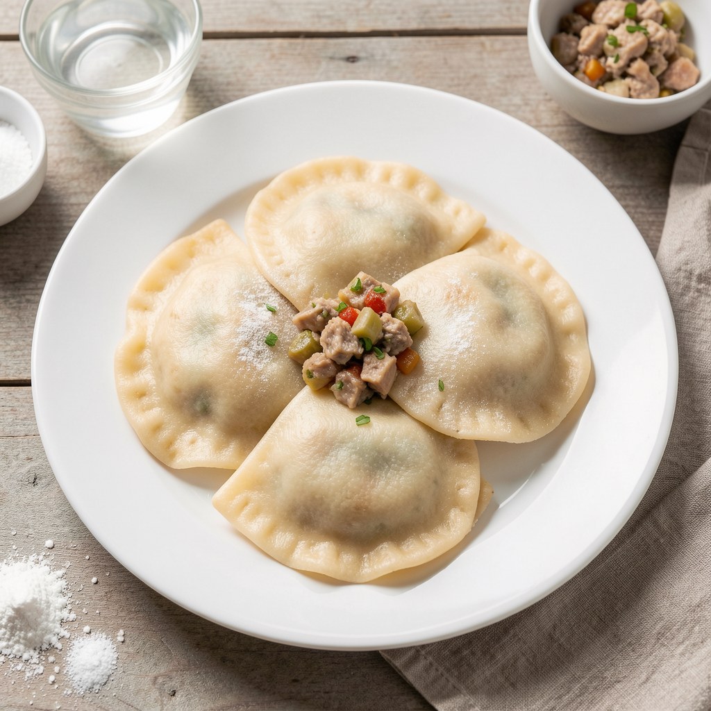 Ciasto parzone na pierogi