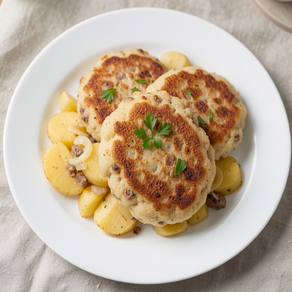 Mięsno- ziemniaczane kotlety