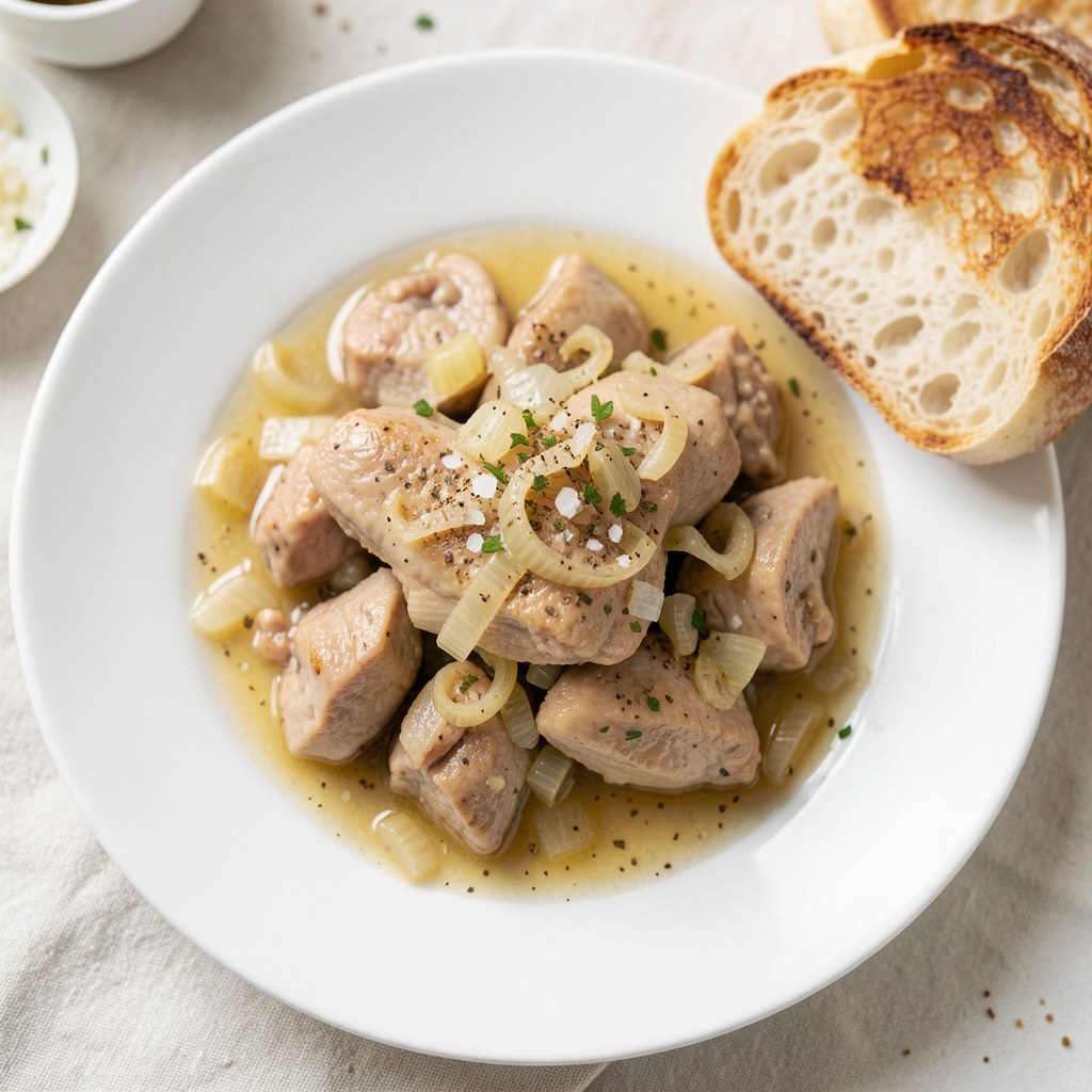 Wątróbki drobiowe na gęsim smalcu