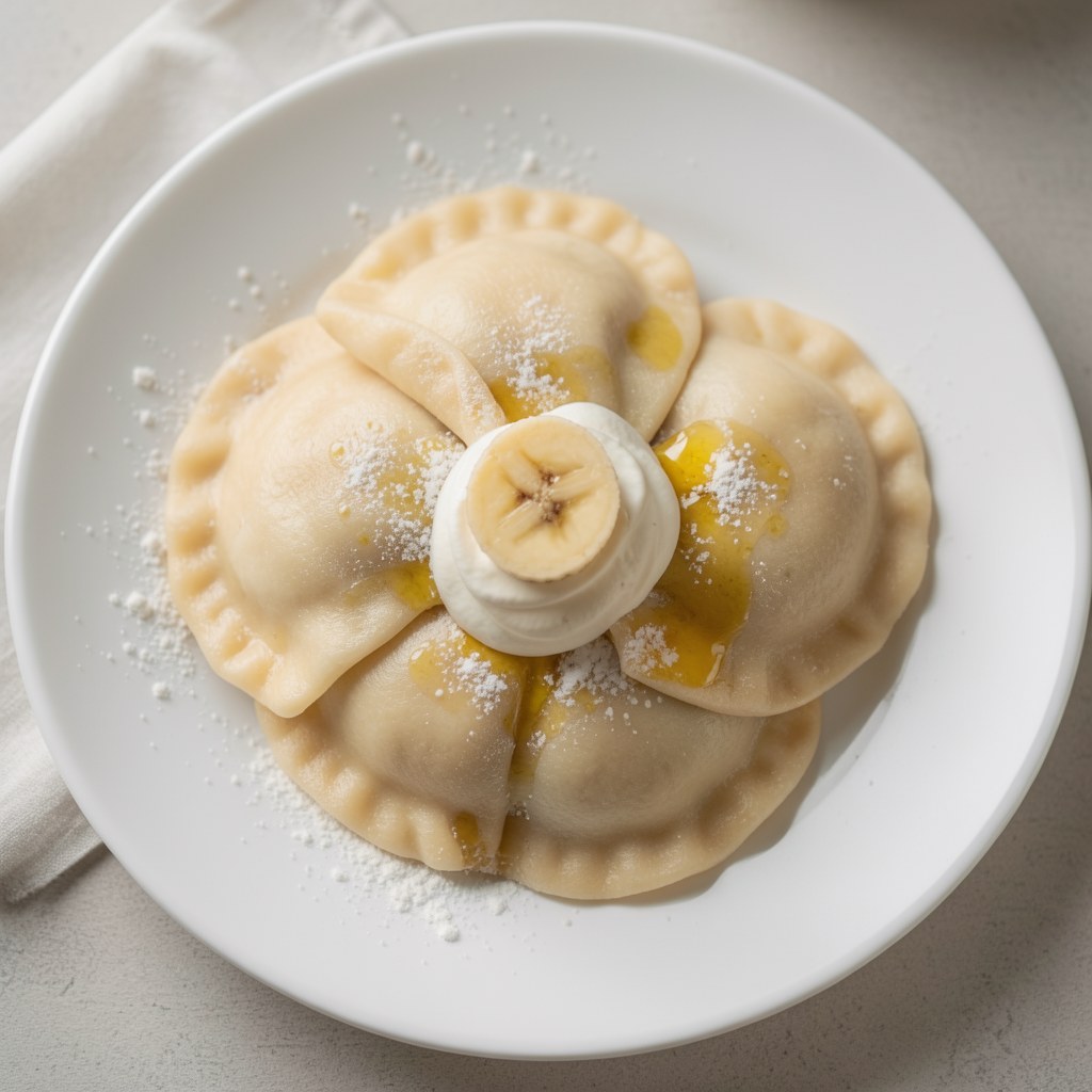 Pierogi z bananami