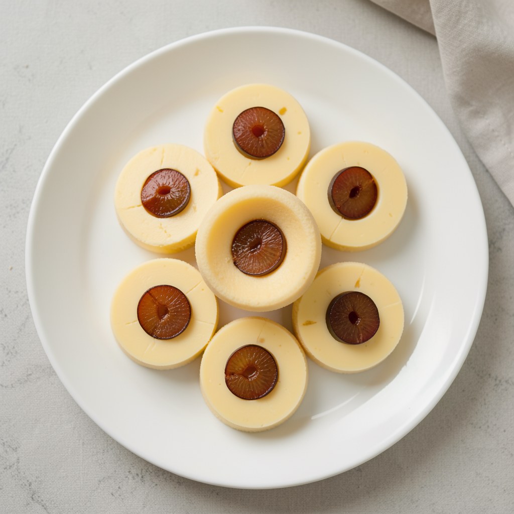 Koreczki na serze ze śliwką