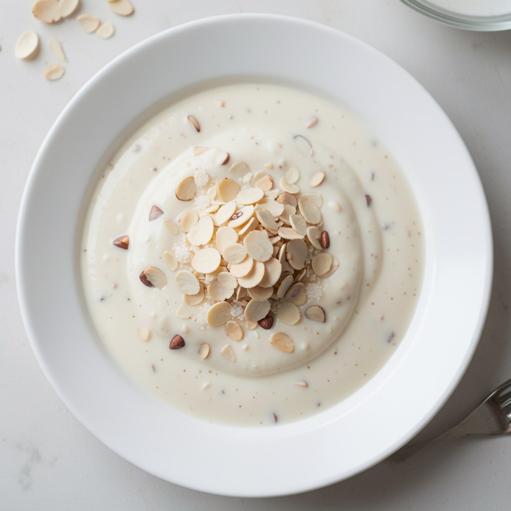 mleko z płatków migdałów