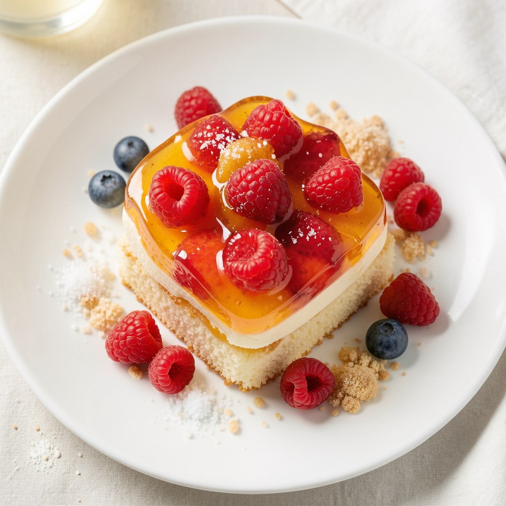 Biszkopt z galaretką