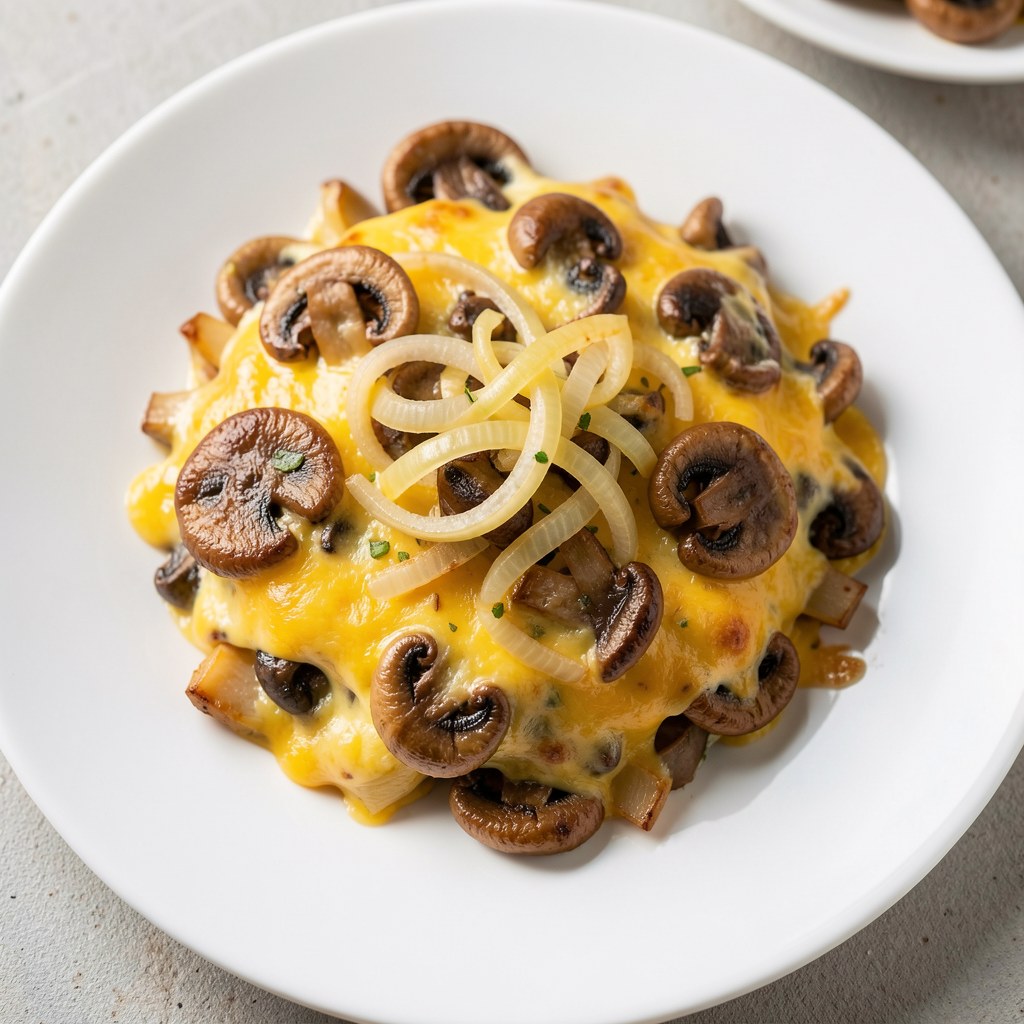 Pyszolinki z pieczarkami