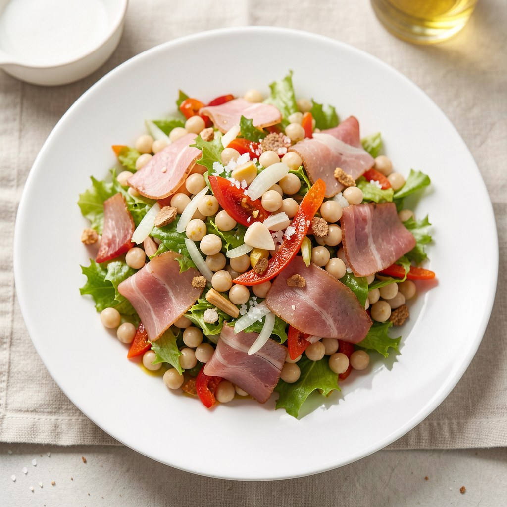 Sałatka z szynką