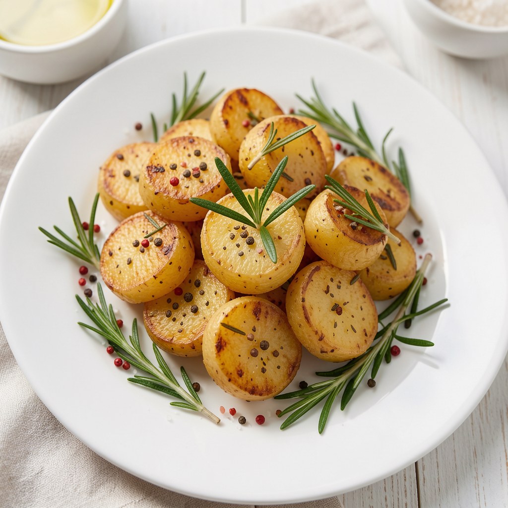 Młode ziemniaczki pieczone z rozmarynem