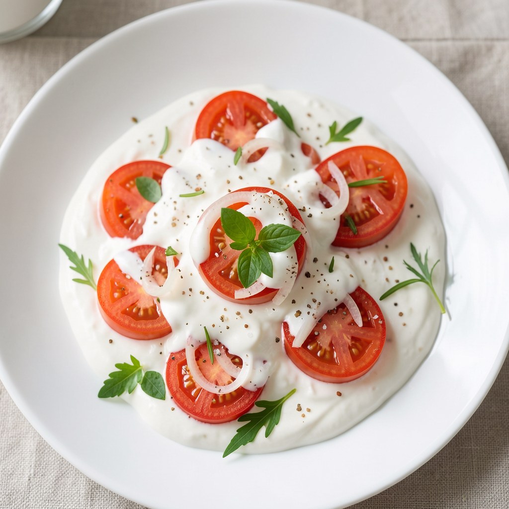 Pomidory w śmietanie