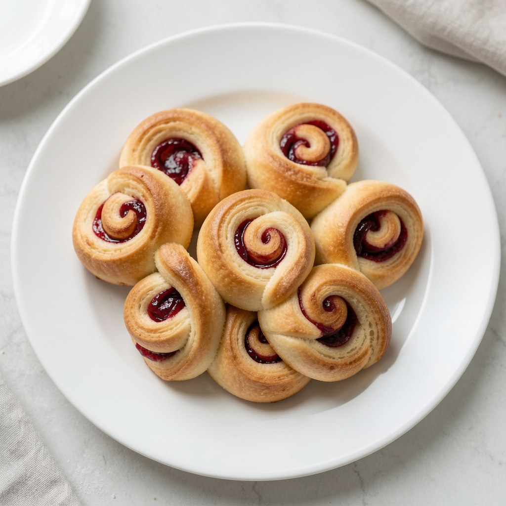 Rogaliki z marmoladą