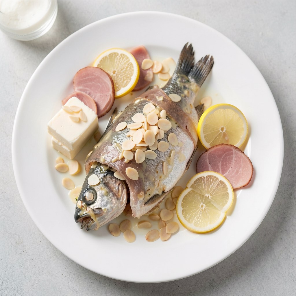 Pstrąg w migdałach